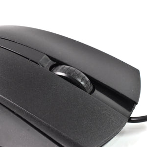 Close-up of the X2 computer mouse featuring a sleek black design and textured scroll wheel