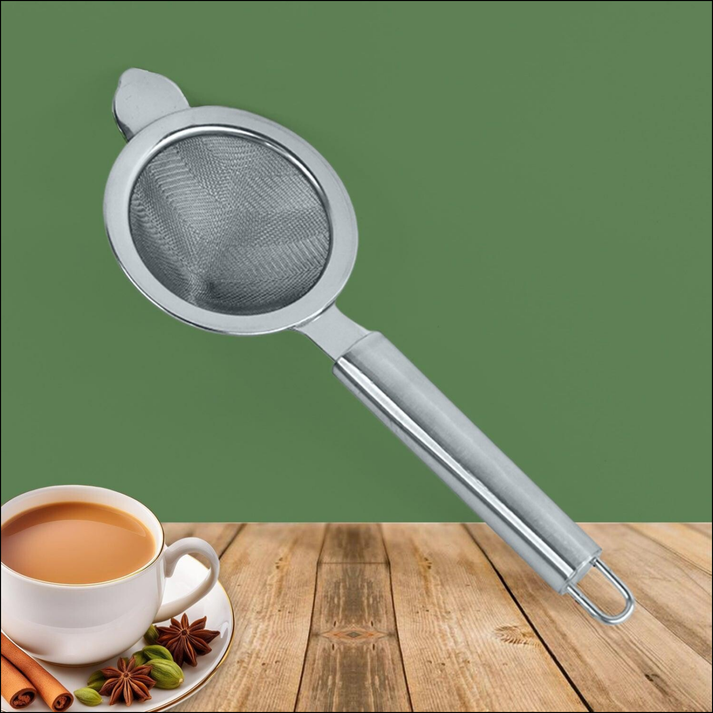 Conical Tea Strainer With Pipe Handle - Superior eMart