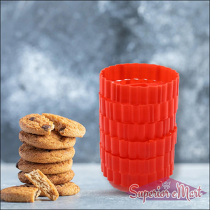 Cookie Cutter Set - Plastic Biscuit Cutting Tools for DIY Baking & Cake Decoration (6-Piece).