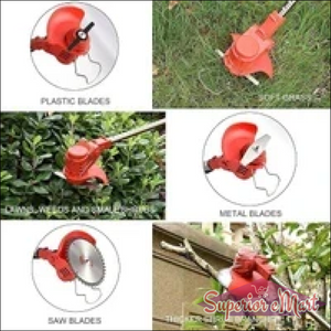 Cordless Grass Trimmer with Dual Blades - Superior eMart