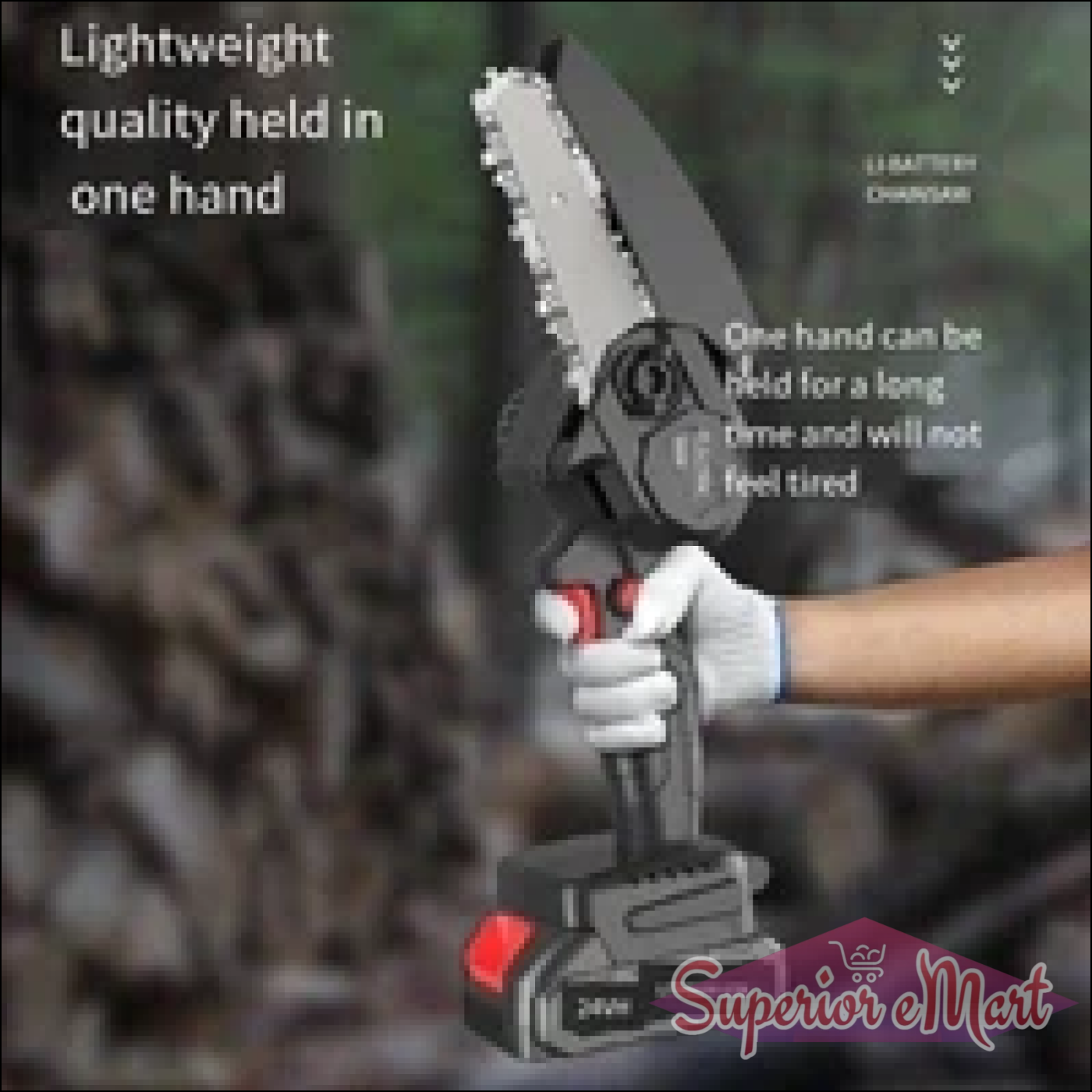Cordless Mini Electric Chainsaw - Superior eMart