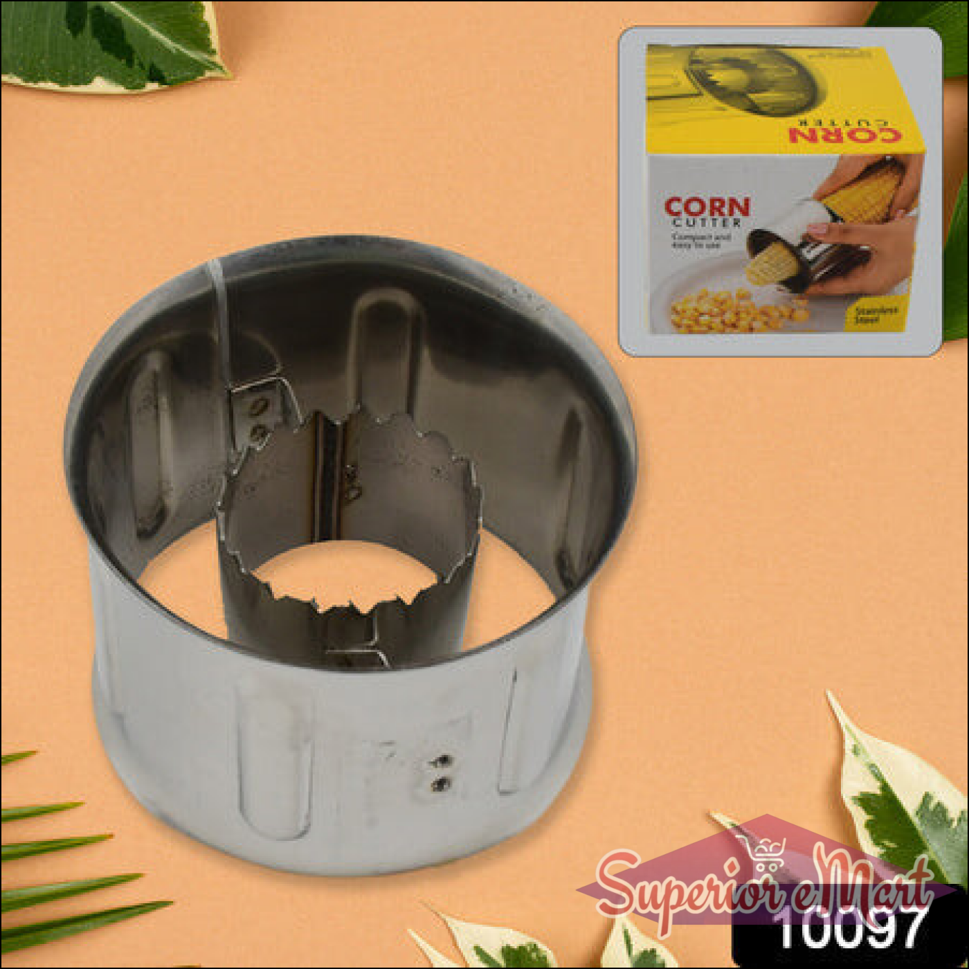 Corn Cutter Stainless Steel Stripping Kernels Remover (1 Pc) - Superior eMart