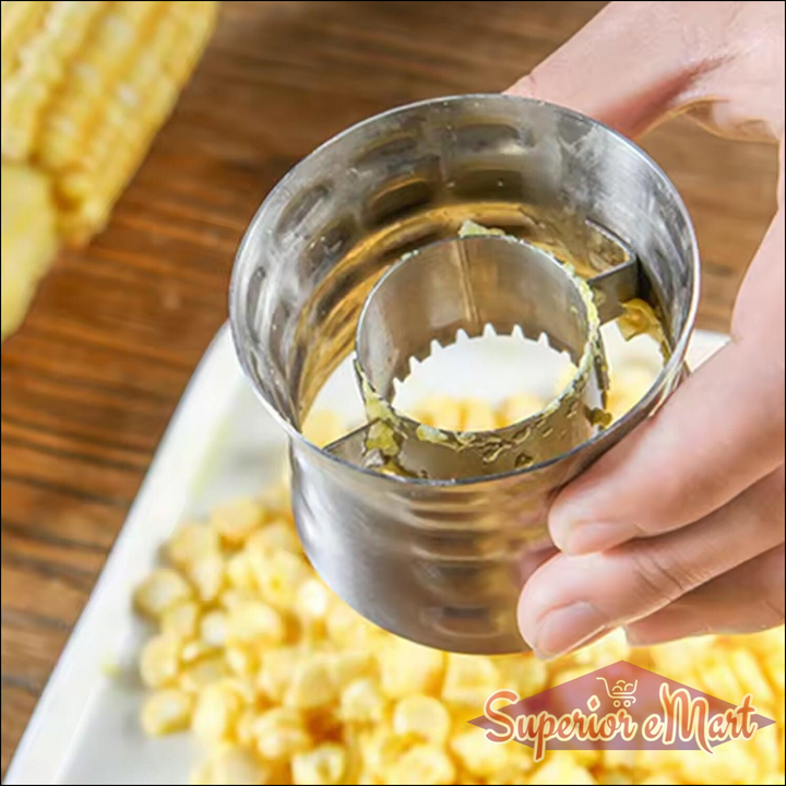 Corn Cutter Stainless Steel Stripping Kernels Remover (1 Pc) - Superior eMart