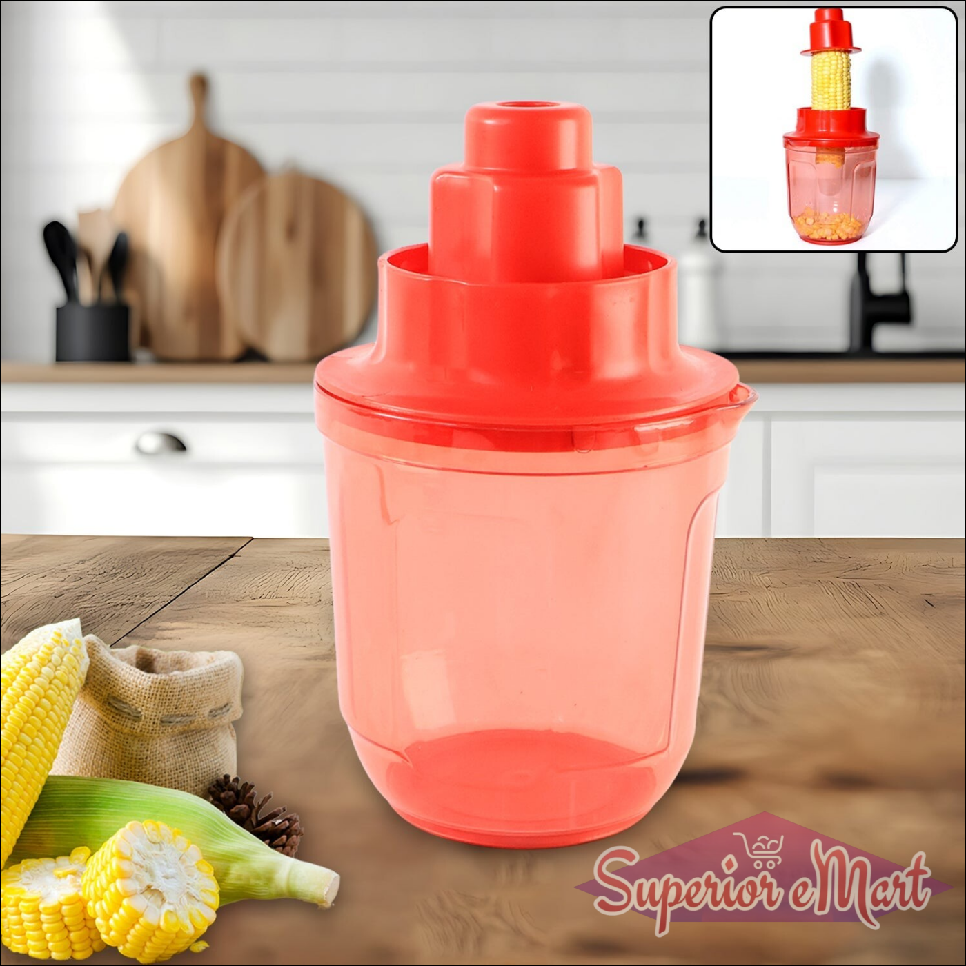 Corn Cutter With Steel Blades (1 Pc) - Superior eMart