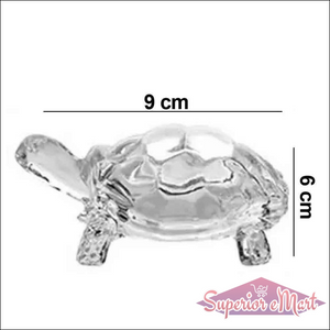 Crystal Glass Turtle Feng Shui Decor - Superior eMart