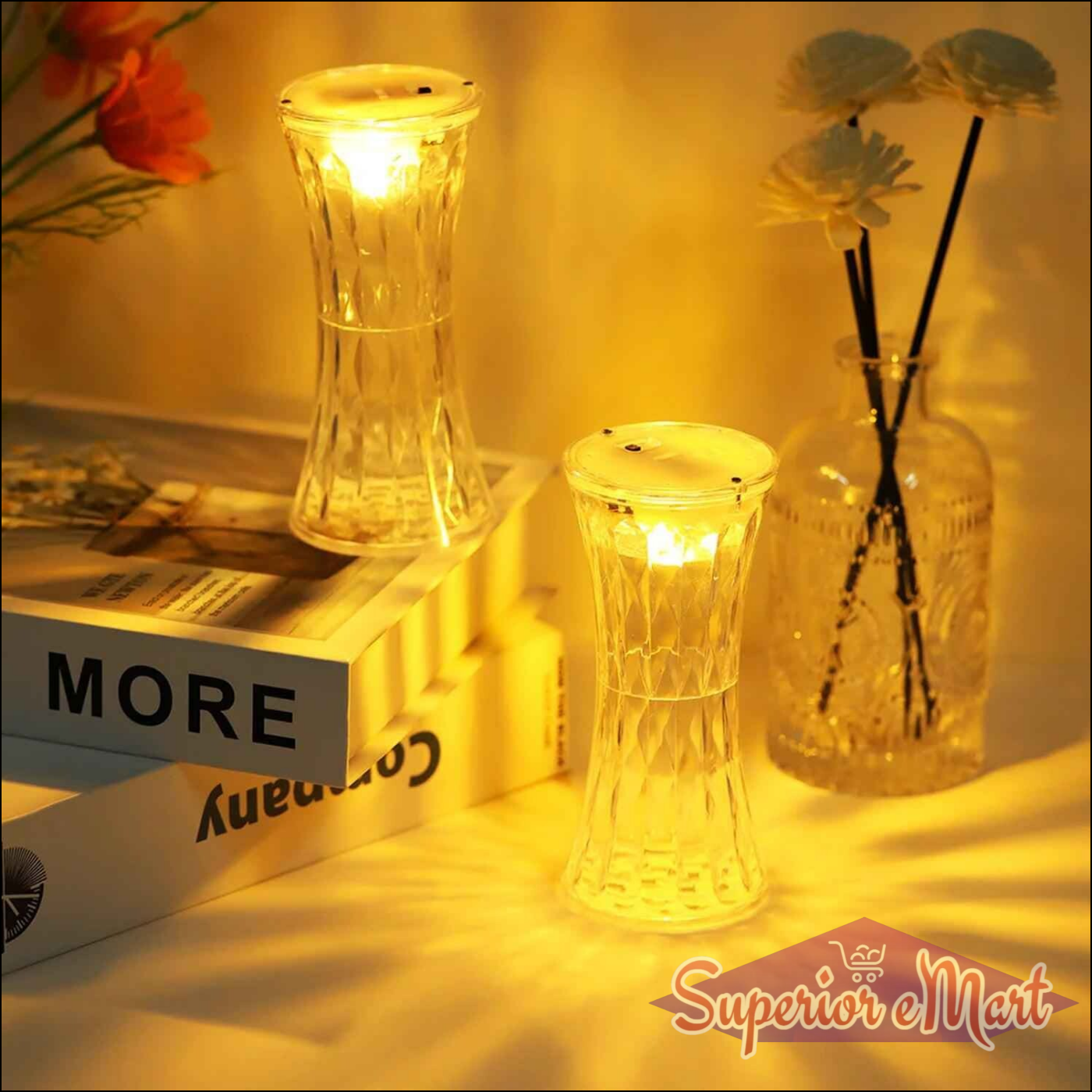 Crystal Lamp Night Light - Superior eMart