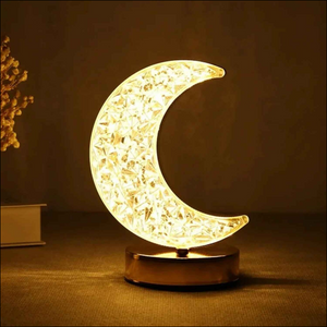 Crystal Moon Table Lamp - Superior eMart