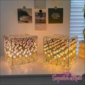 Cube Tulip Night Lamp - Superior eMart