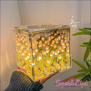 Cube Tulip Night Lamp - Superior eMart