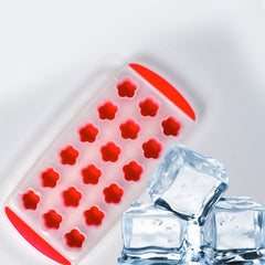 Ice Mould Flower Shape 18 Cavity Mould ice Tray Sphere ice Flower Mould Small ic - 7165_flower_design_ice_tray