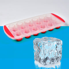 Ice Mould Flower Shape 18 Cavity Mould ice Tray Sphere ice Flower Mould Small ic - 7165_flower_design_ice_tray