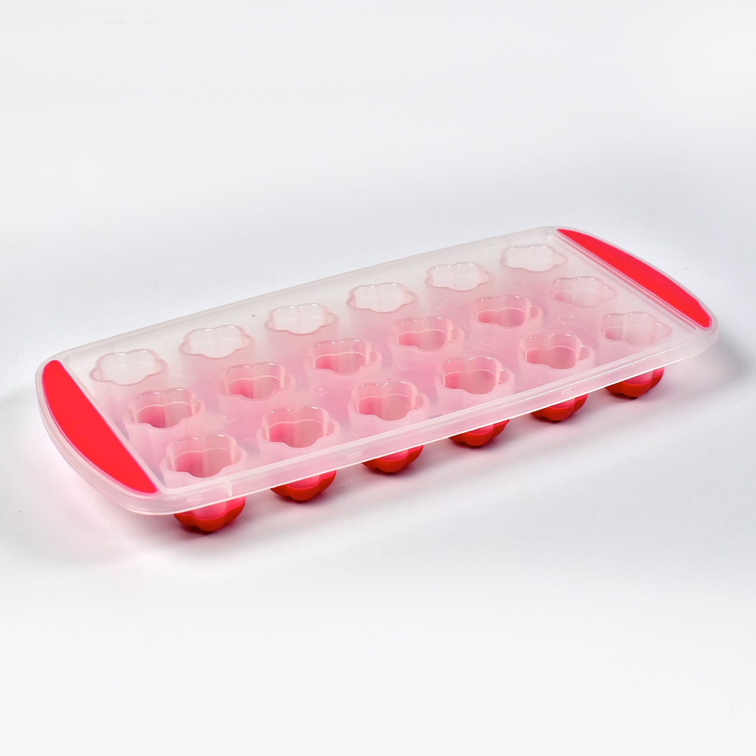 Ice Mould Flower Shape 18 Cavity Mould ice Tray Sphere ice Flower Mould Small ic - 7165_flower_design_ice_tray