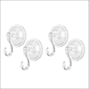 Transparent cup hooks set of 10 for easy hanging in home and kitchen spaces