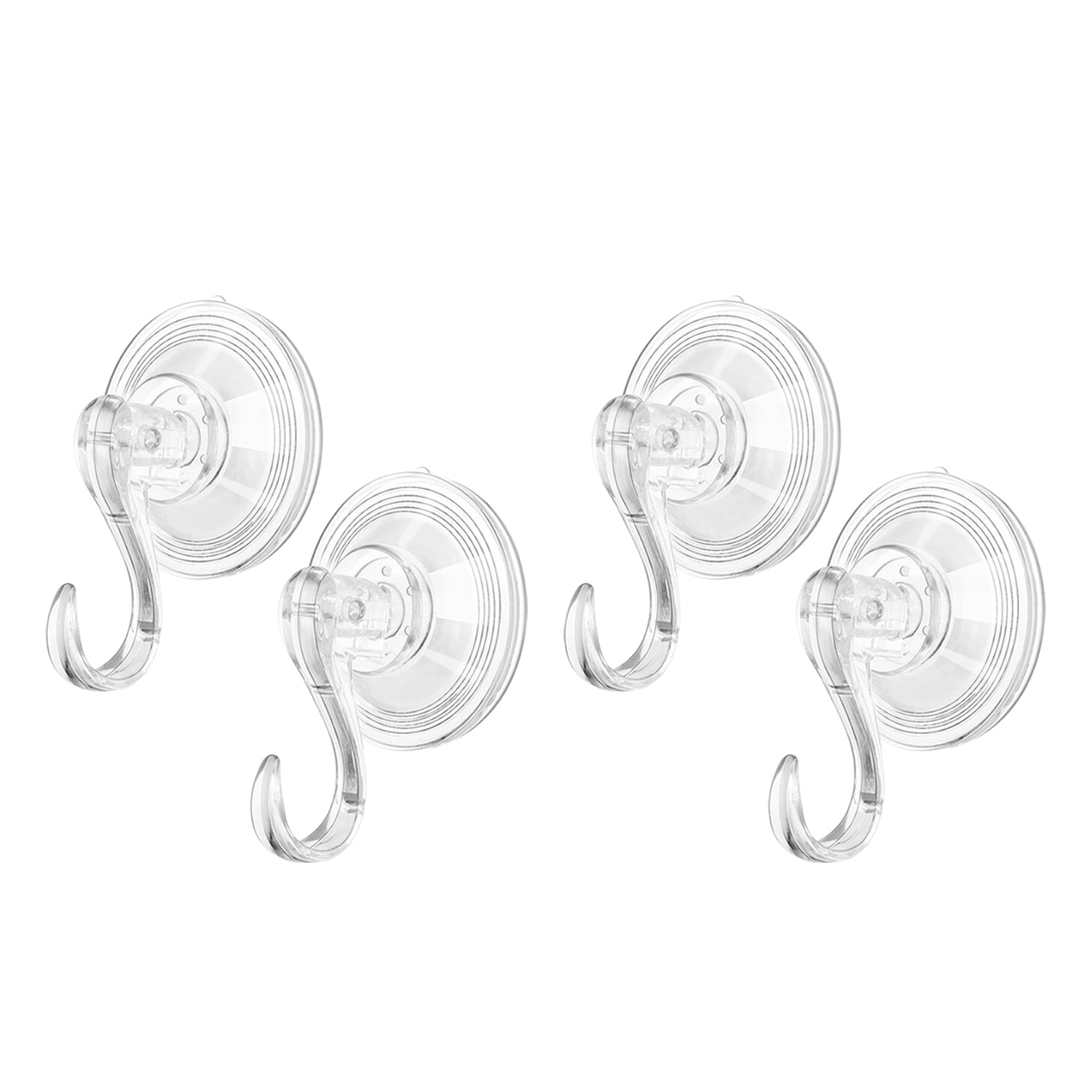 Transparent cup hooks set of 10 for easy hanging in home and kitchen spaces