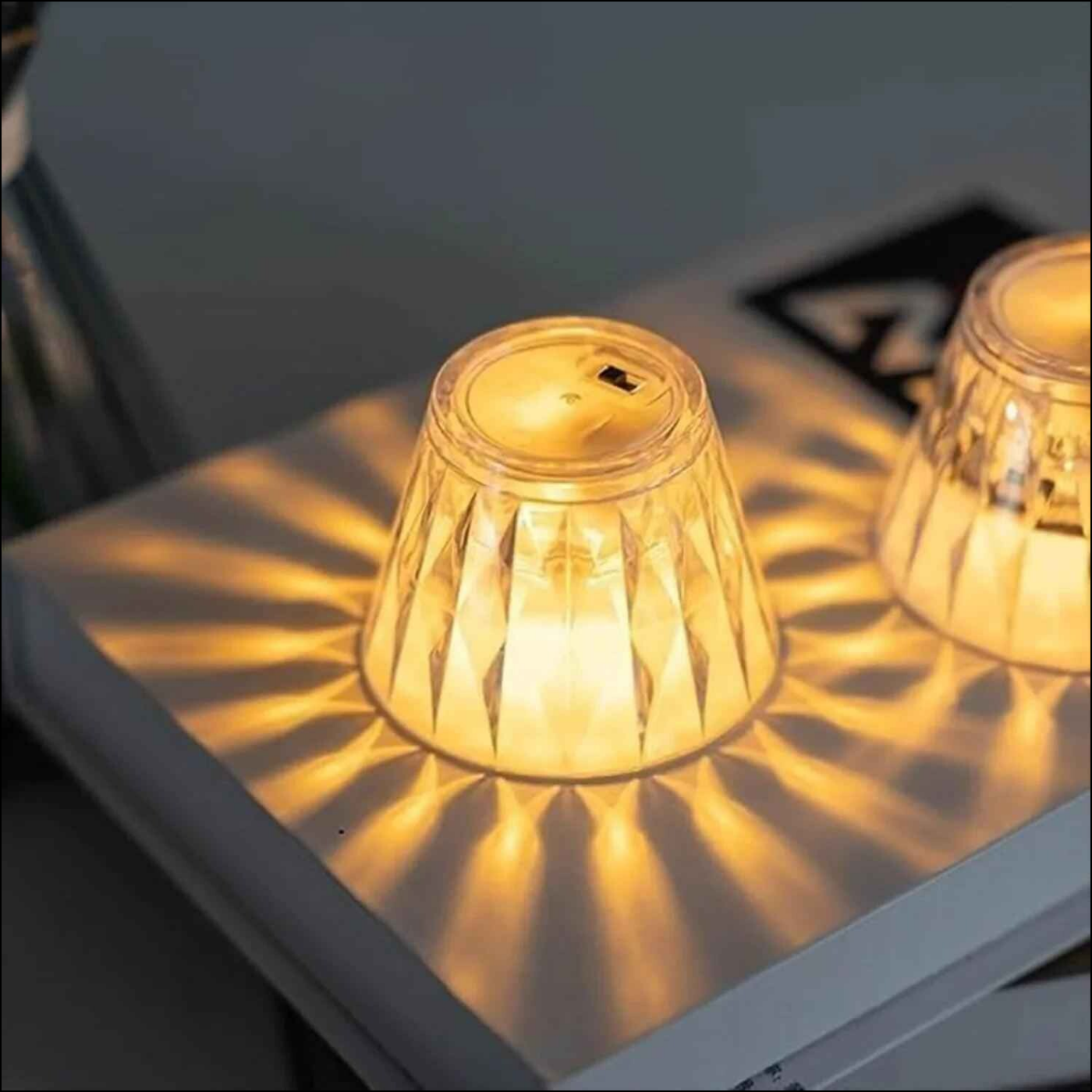 Cup Shape Crystal Lamp 1 Pc - Superior eMart