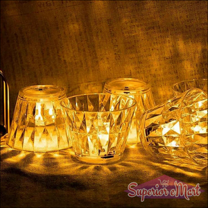 Cup Shape Crystal Lamp 1 Pc - Superior eMart