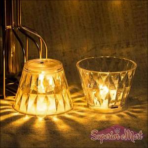 Cup Shape Crystal Lamp 1 Pc - Superior eMart