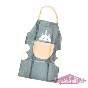 Cute Cartoon Animal Design Kitchen Apron (1 Pc) - Superior eMart