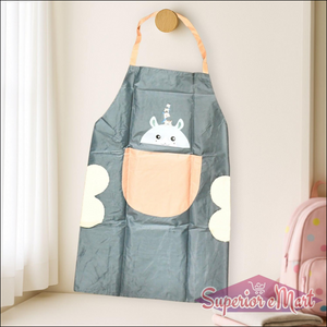 Cute Cartoon Animal Design Kitchen Apron (1 Pc) - Superior eMart