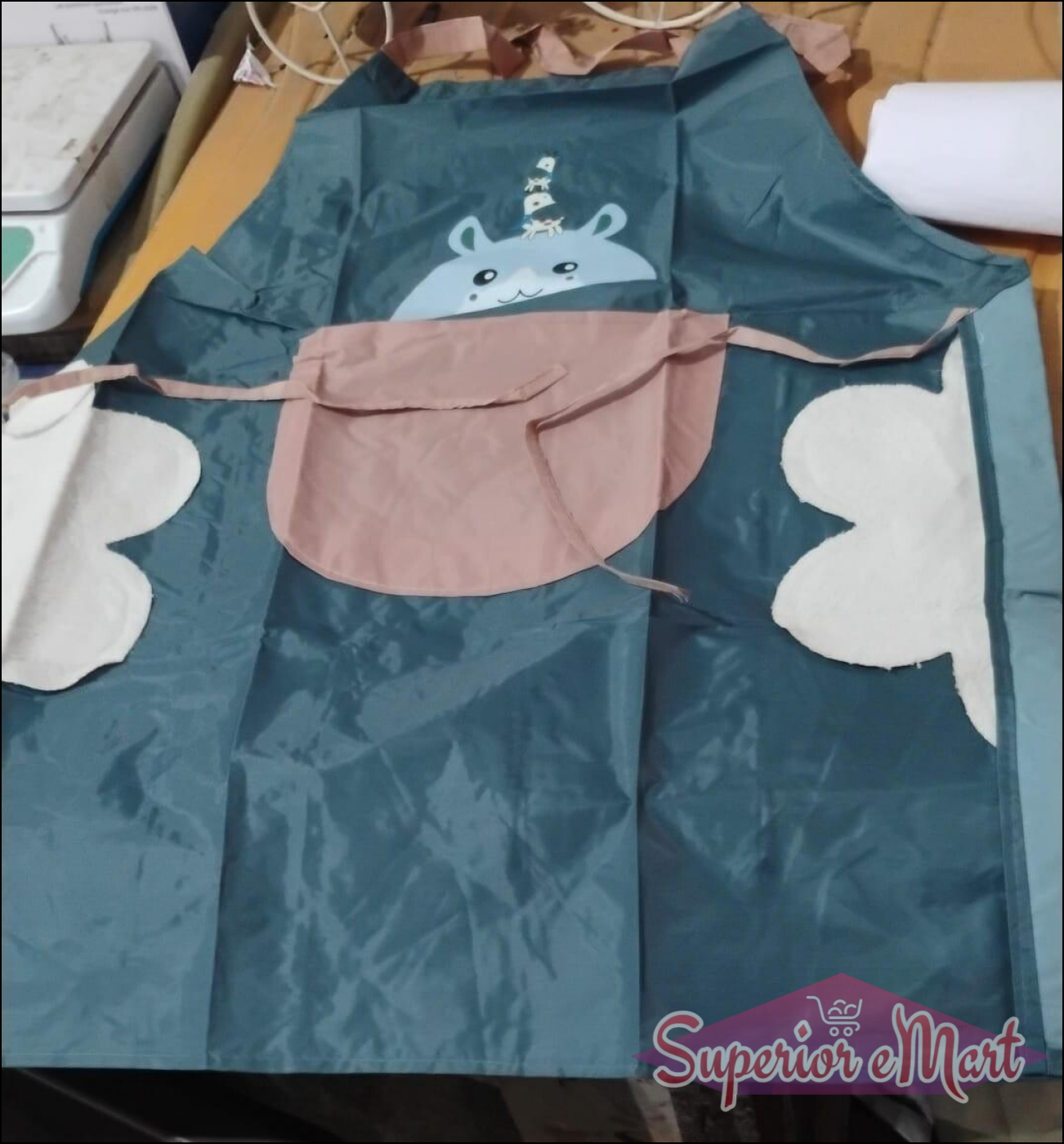 Cute Cartoon Animal Design Kitchen Apron (1 Pc) - Superior eMart