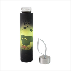 Cute Cartoon Printed Plastic Water Bottle (300 Ml  1 Pc) - Superior eMart