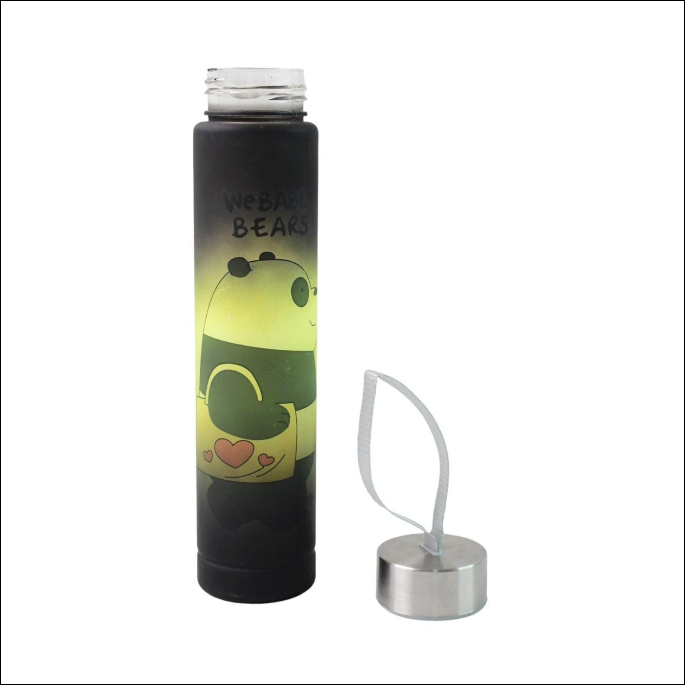 Cute Cartoon Printed Plastic Water Bottle (300 Ml  1 Pc) - Superior eMart