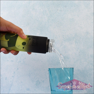 Cute Cartoon Printed Plastic Water Bottle (300 Ml  1 Pc) - Superior eMart