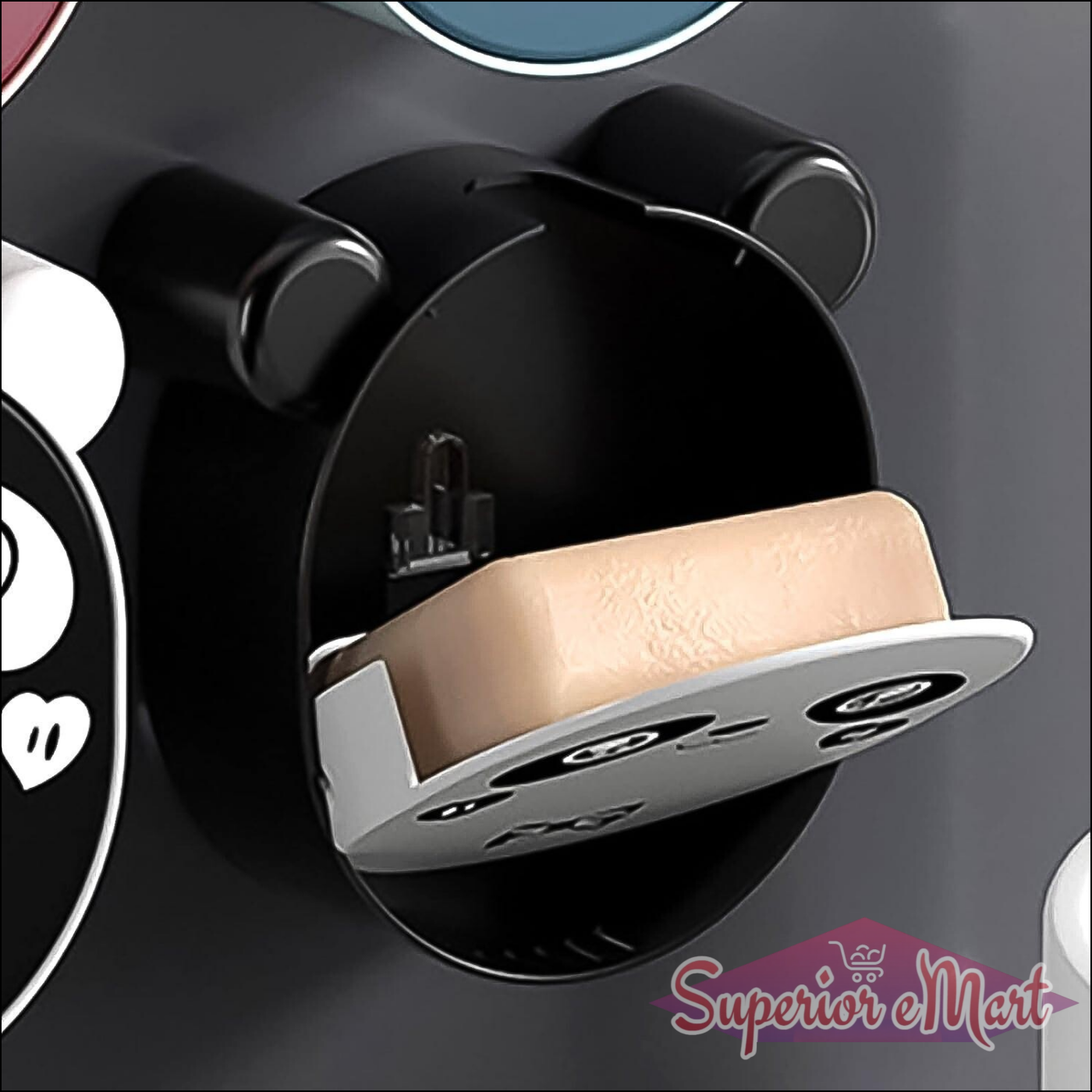 Cute Panda Soap Dish Wall Mount Holder - Superior eMart