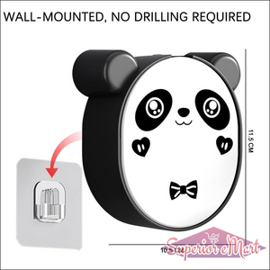 Cute Panda Soap Dish Wall Mount Holder - Superior eMart