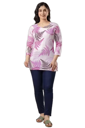 Kurti For Women - Purple.