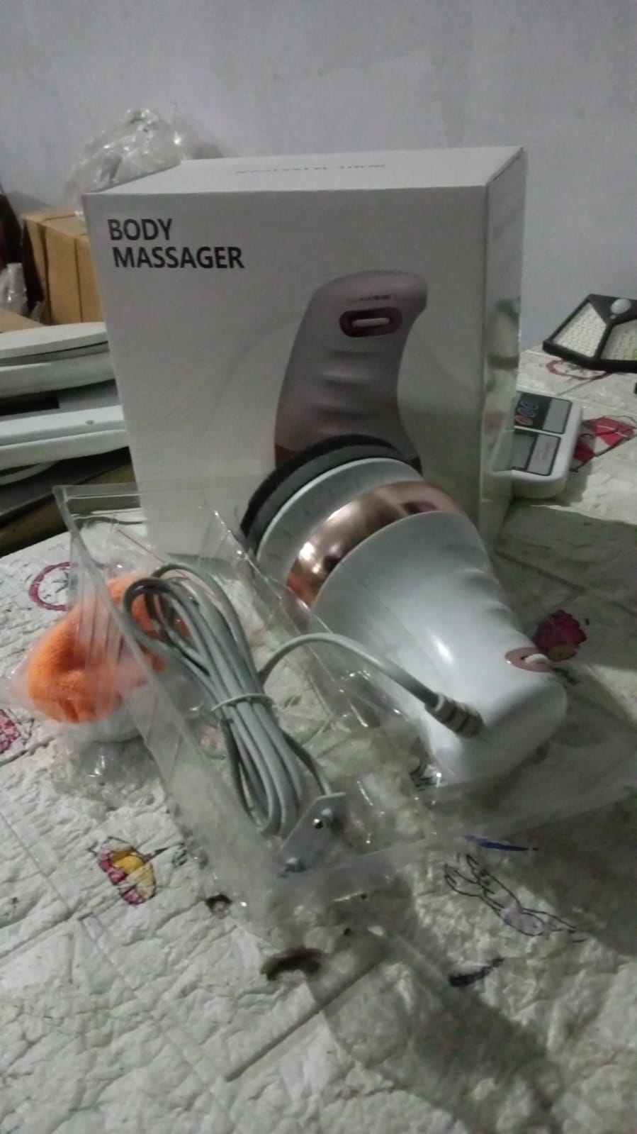 Body Massager Shaping Machine | Body Sculpting Massager with 3 Washable Pads |Ad - 7293_body_massager_with_3pads