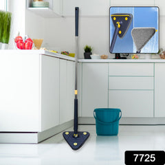 Rotatable Adjustable Triangle Cleaning Mop Triangle Mop with Stainless Steel Lon - 7725_adj_triangle_cleaning_mop