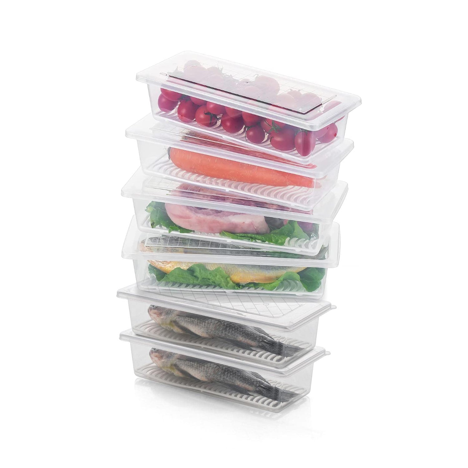 Vegetables | Fruits Freezer Storage Container ( 6pc 1500ml )