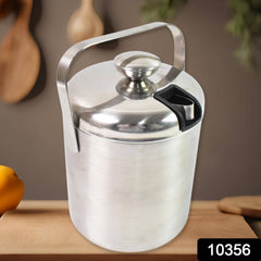 Stainless Steel Ice Buckets With Lid (1.3 Liters Approx) - Superior eMart