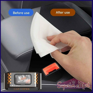 Dashboard Cleaning Tissues 80 Pack - Superior eMart