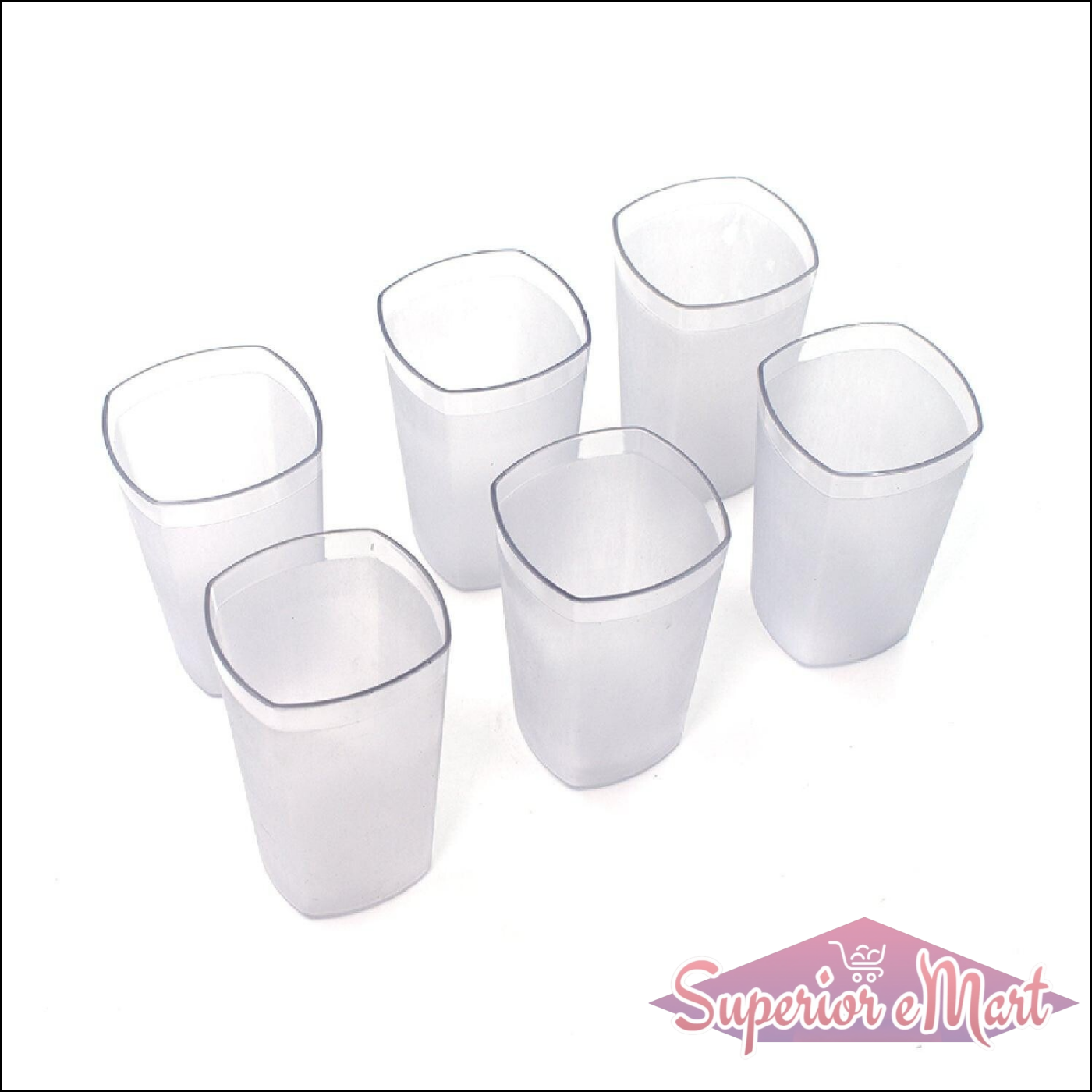 350ml glass set of 6 featuring sleek design for versatile home and kitchen use