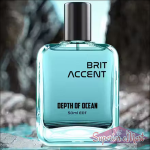 Brit Accent Depth of Ocean 50ml EDT, a long lasting unisex perfume in a stylish bottle