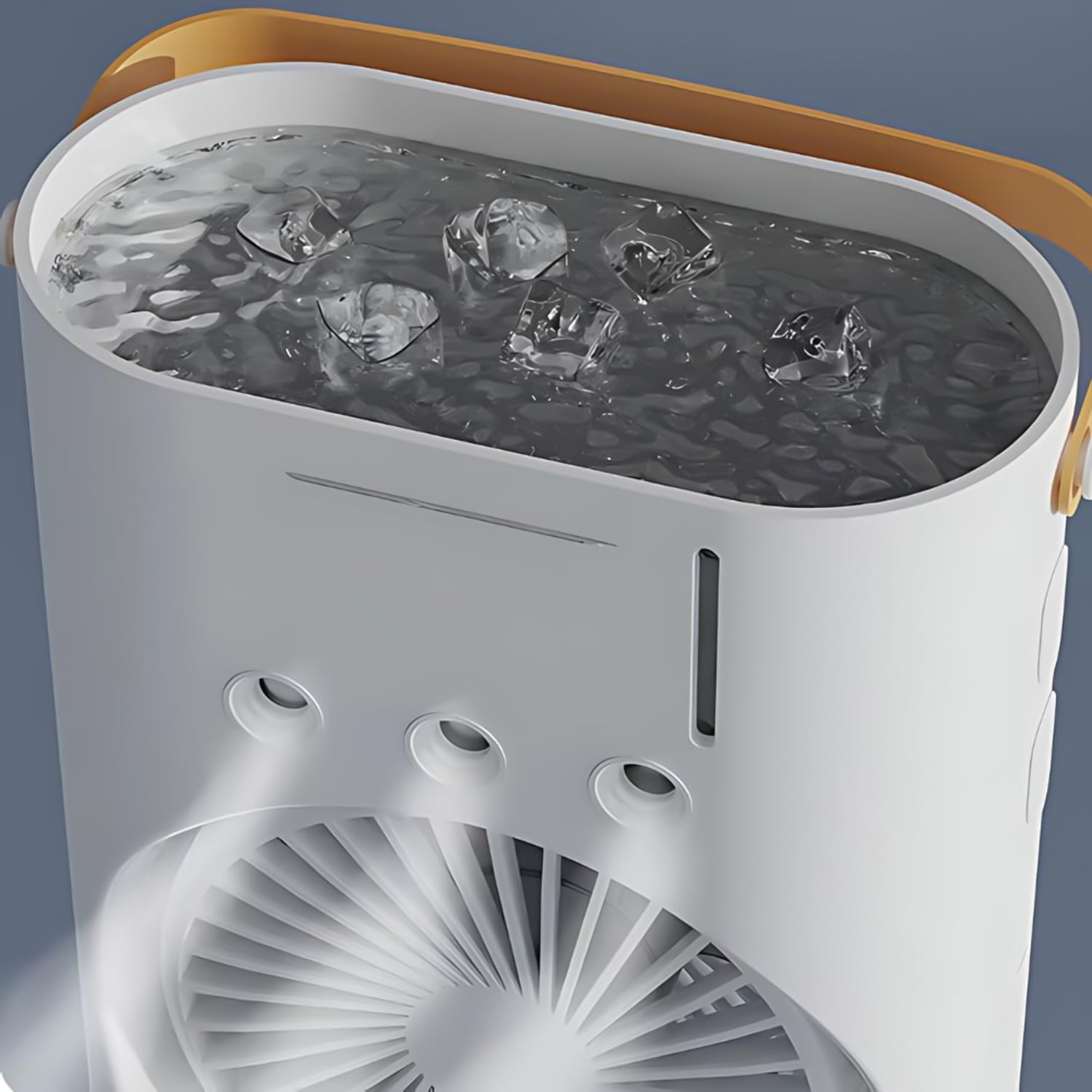 Superior eMart desktop double-head electric fan with sleek design and adjustable airflow for personal cooling