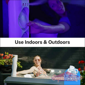 Desktop Double-Head Electric Fan - Superior eMart