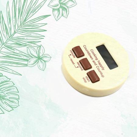 Digital kitchen timer with alarm for easy cooking management and precise timing