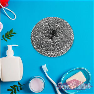 Dish Brush Set With Handle Replacement Heads Drain Tray In Kitchen (9 Pcs Set) - Superior eMart
