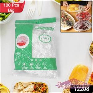 Disposable Elastic Food Storage Covers Bag (100 Pcs Set Big) - Superior eMart