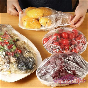 Disposable Elastic Food Storage Covers Bag (100 Pcs Set  Small) - Superior eMart