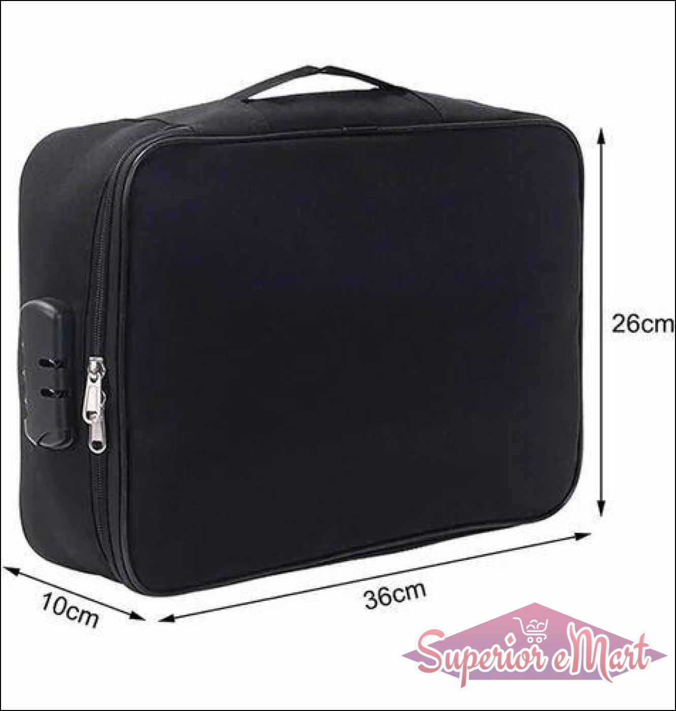 Document Padfolios Organiser With Lock - Superior eMart