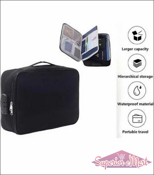 Document Padfolios Organiser With Lock - Superior eMart