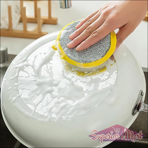 Double-Sided Dishwashing Sponge - Durable & Easy Grip - Superior eMart