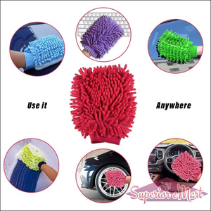 Double Sided Microfiber Glove