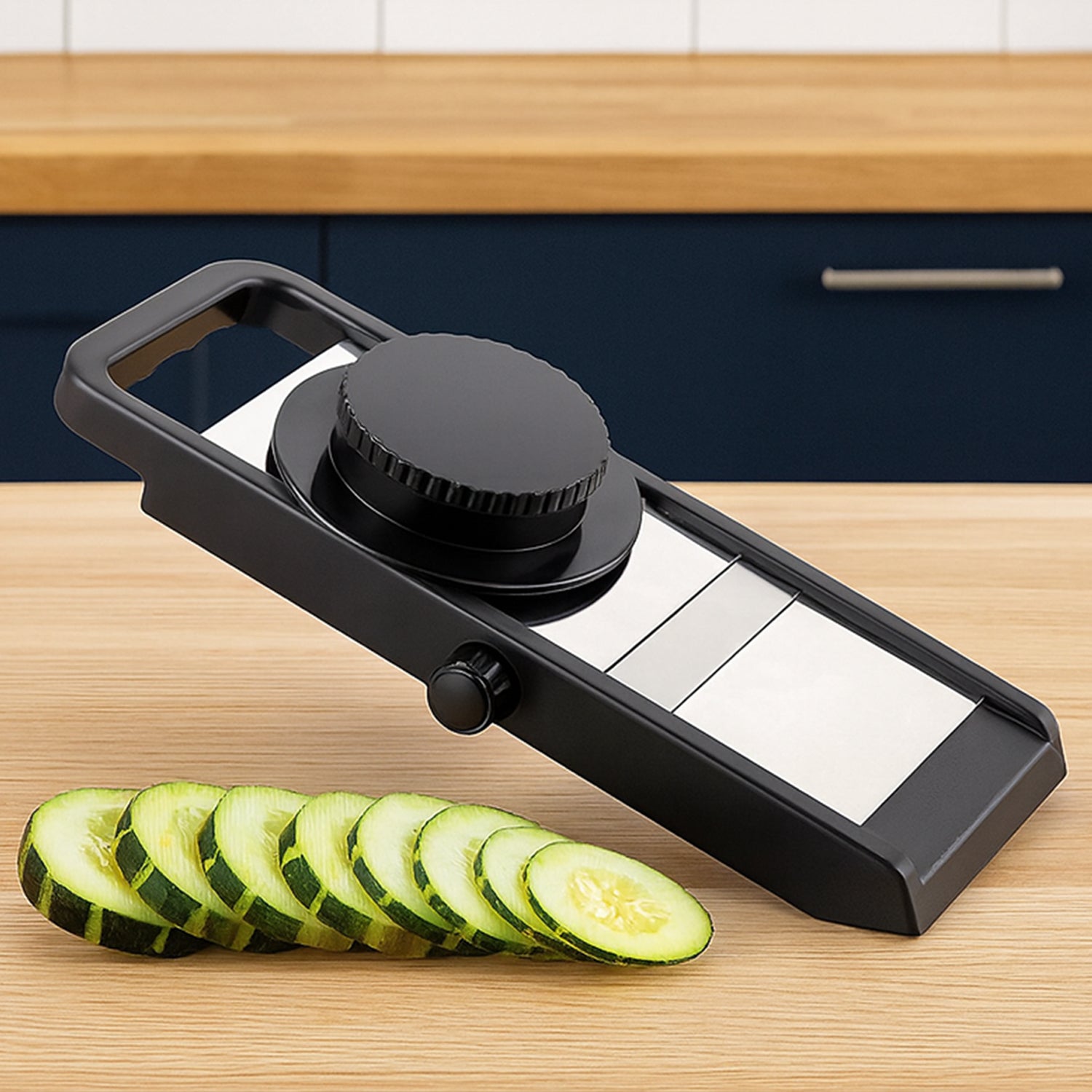 Superior eMart Adjustable Vegetable Slicer Stainless Steel
