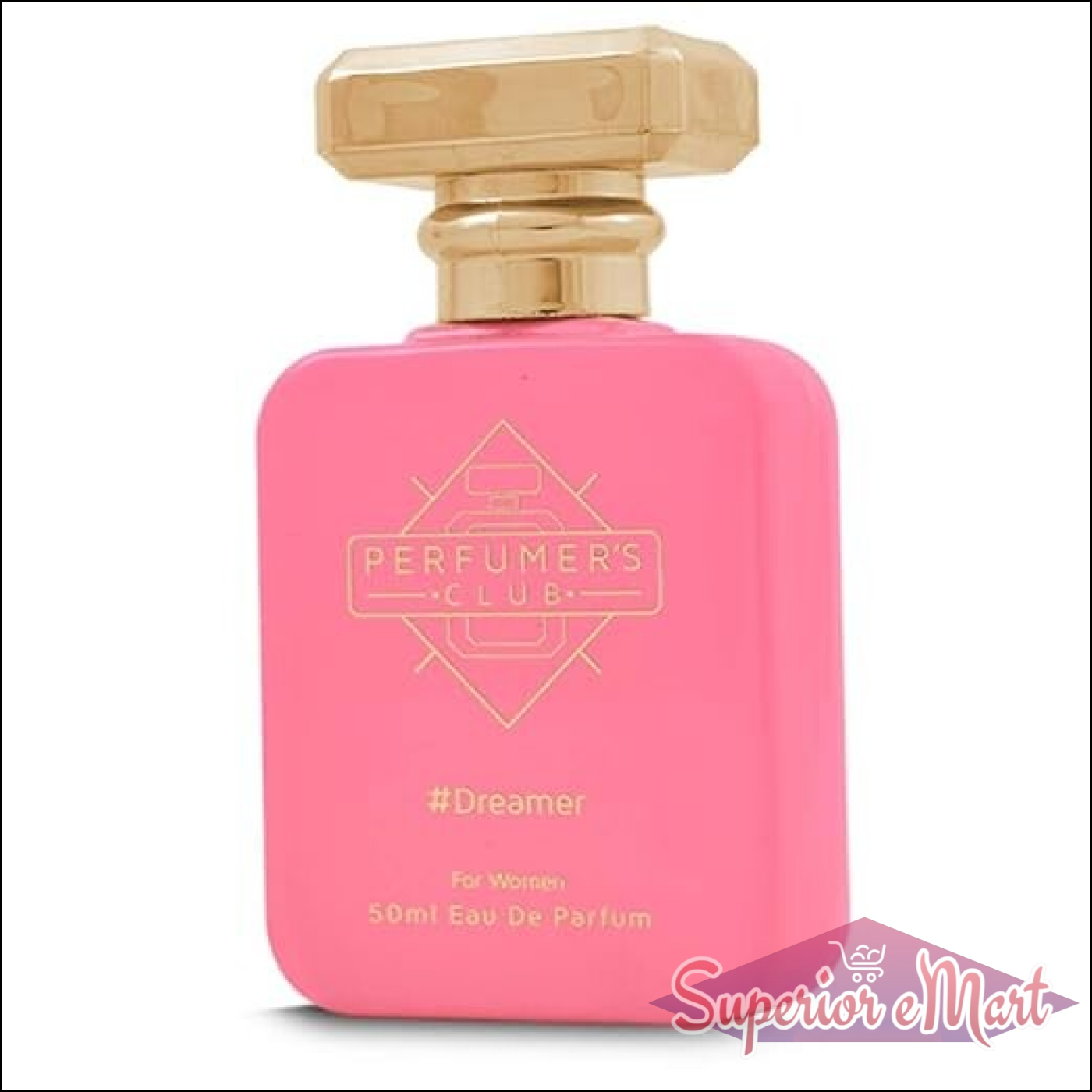 Pink bottle of #Dreamer perfume for women, a luxury perfume for women, 50ml Eau De Parfum