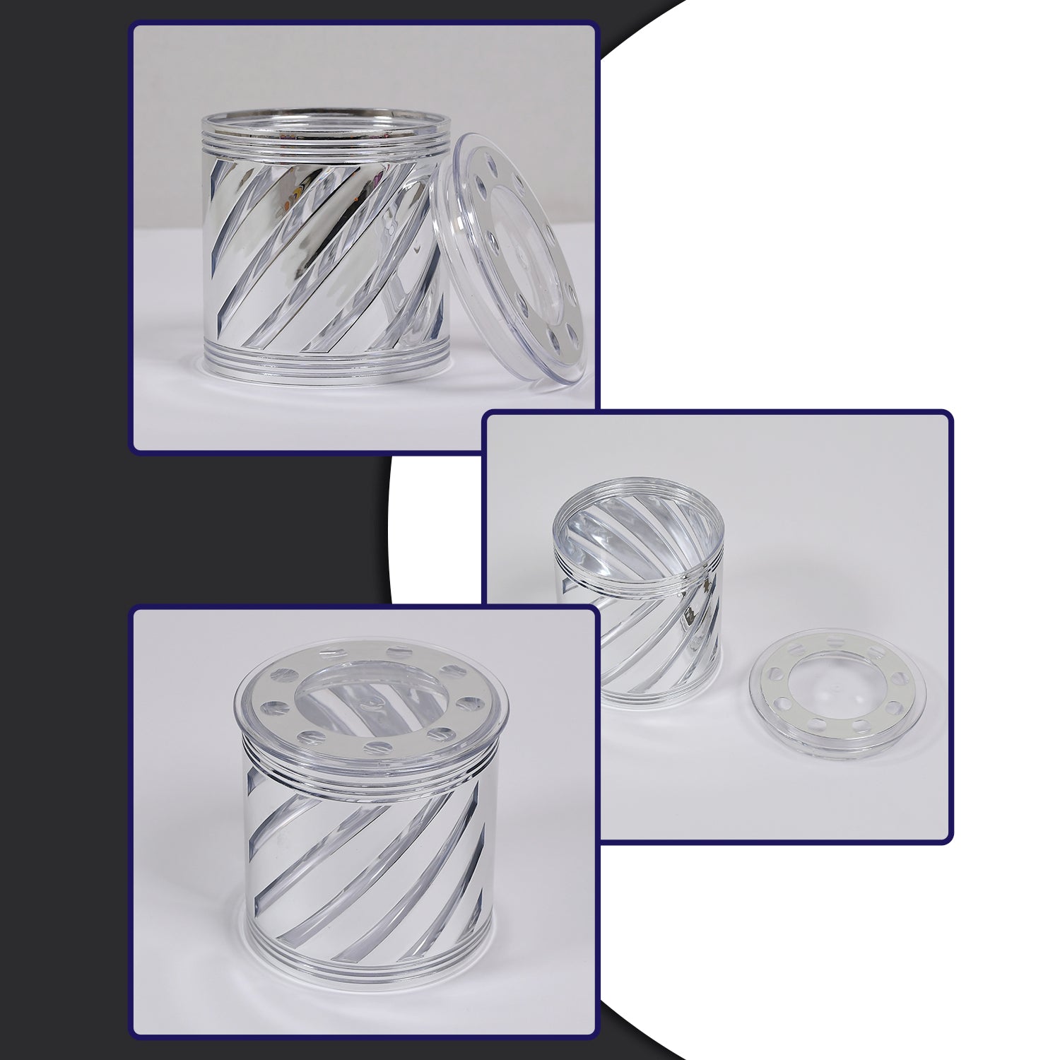 Superior eMart dry fruit storage container airtight with a sleek design and secure lid for freshness